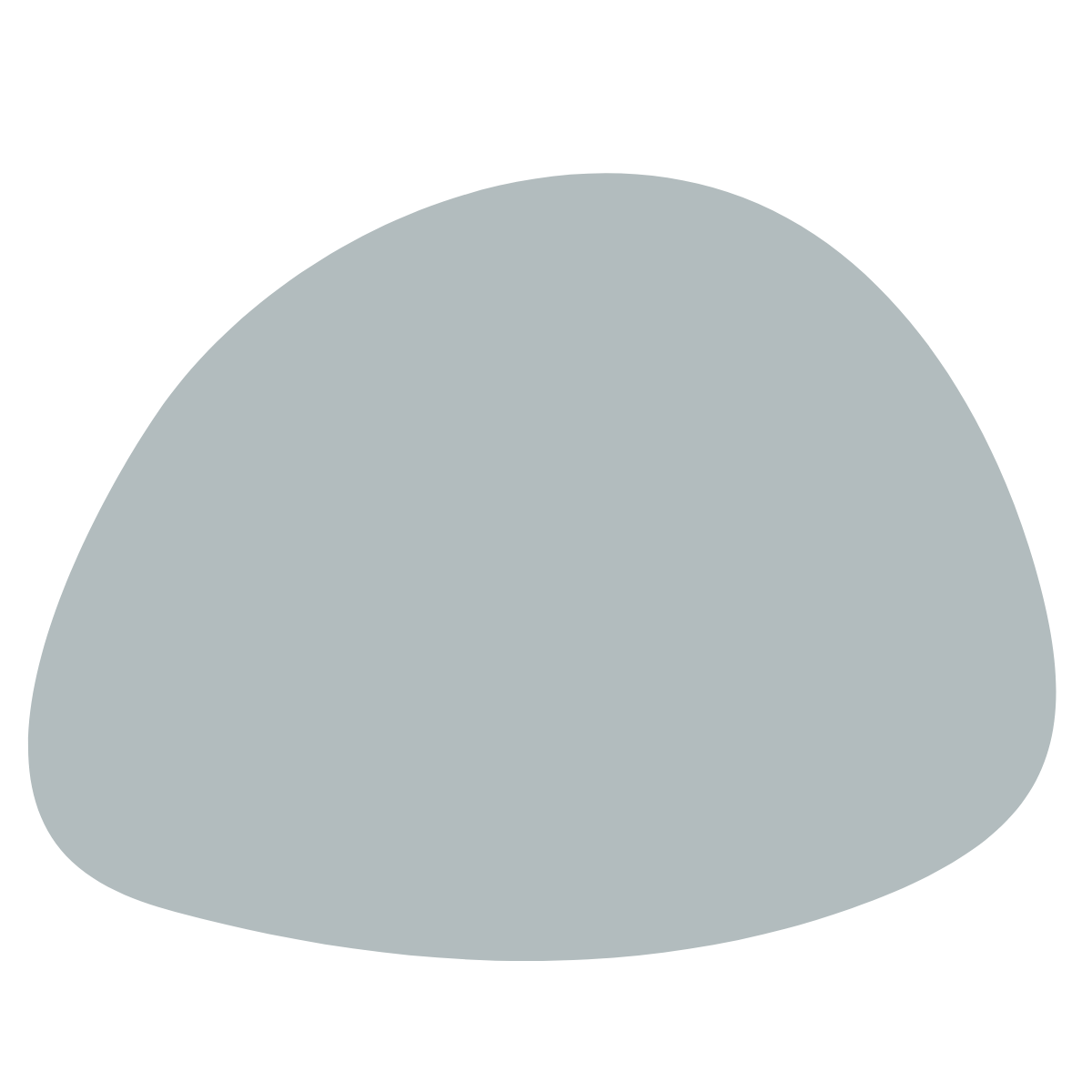 wellness by kelli decorative pebble circle — slate blue