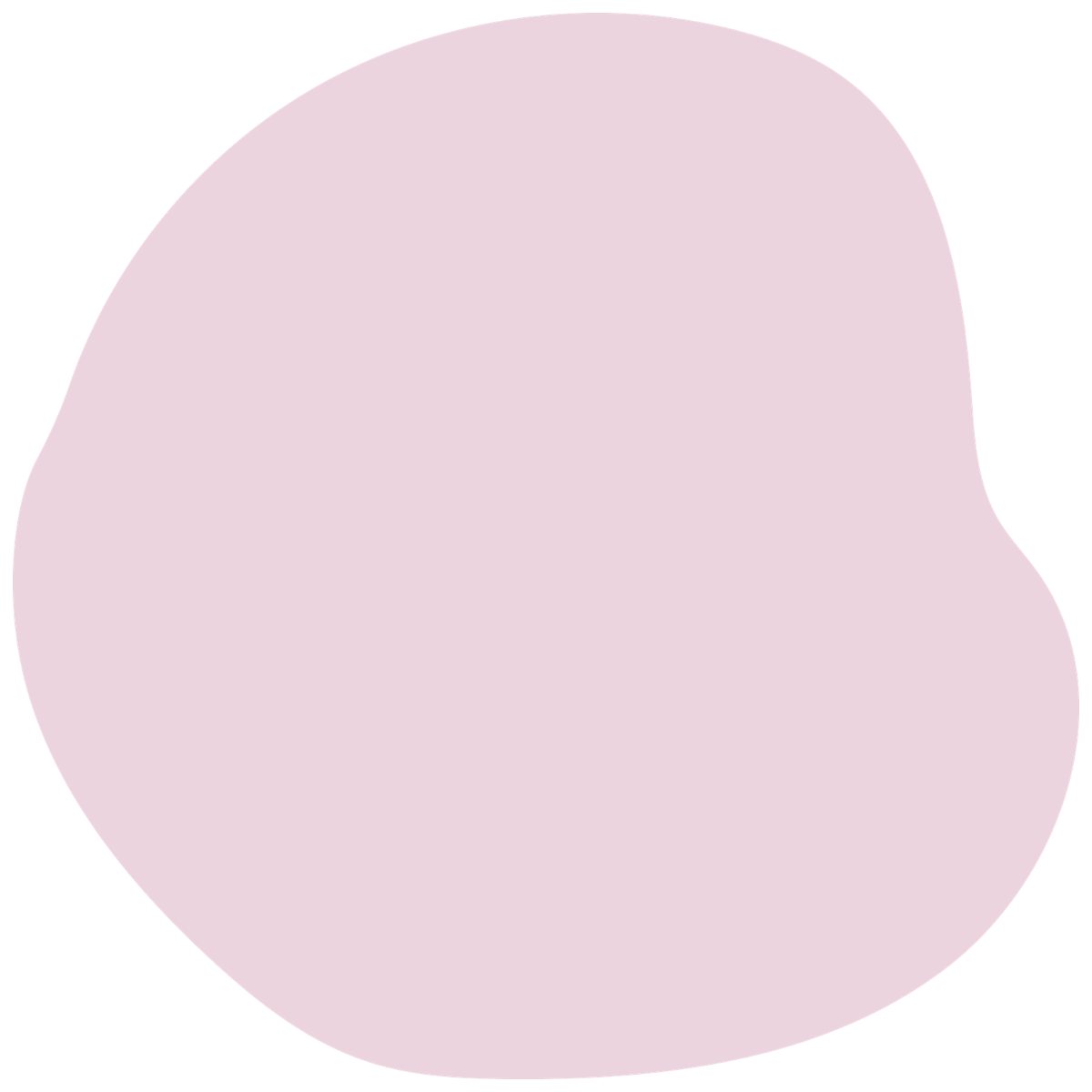 wellness by kelli decorative pebble circle — dusty rose